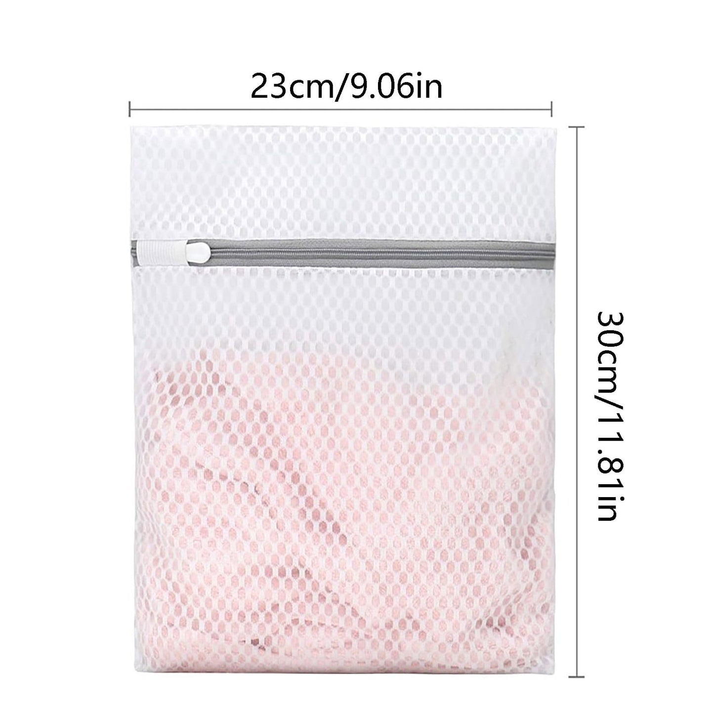 3 Mini Laundry Bags Mesh Laundry Bag for Delicates Wash Bag for Underwear and Lingerie 3 Small One Size Clear V1189-LWWAL-20260325-02486