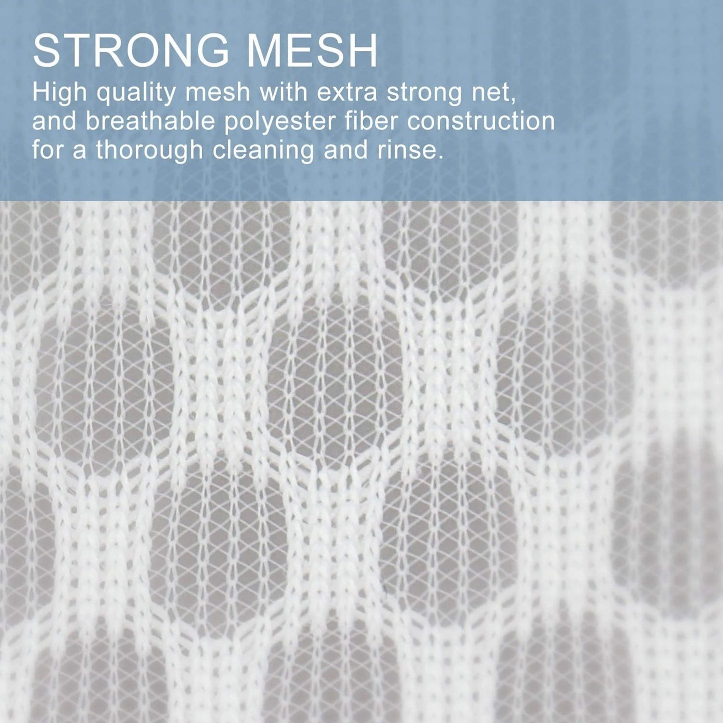 3 Mini Laundry Bags Mesh Laundry Bag for Delicates Wash Bag for Underwear and Lingerie 3 Small One Size Clear V1189-LWWAL-20260325-02486
