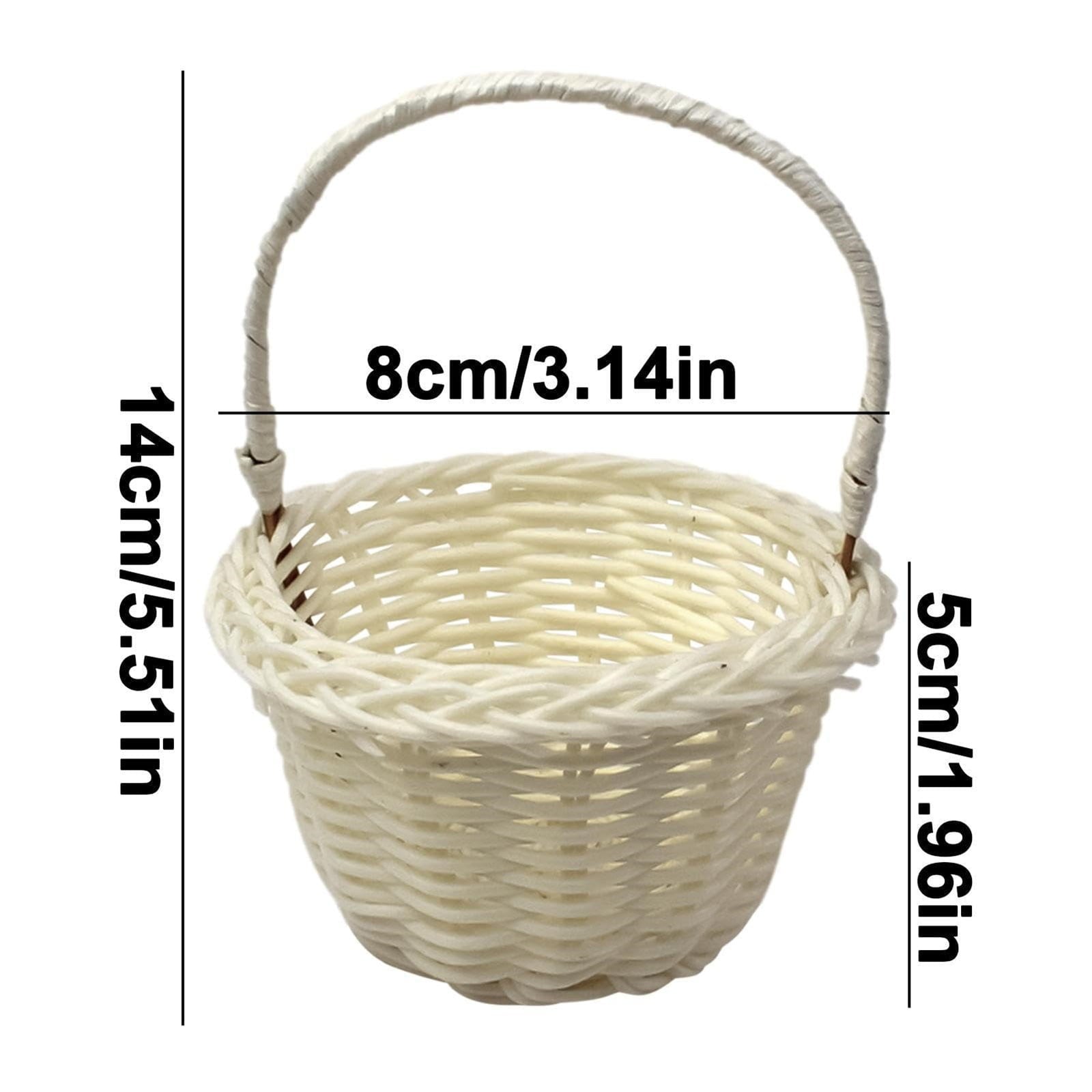 Small Wall-Mounted Kitchen Storage Basket, Hanging Storage Wicker Baskets Wall Mounted Woven Hanging Basket V1189-LWWAL-20260325-02497