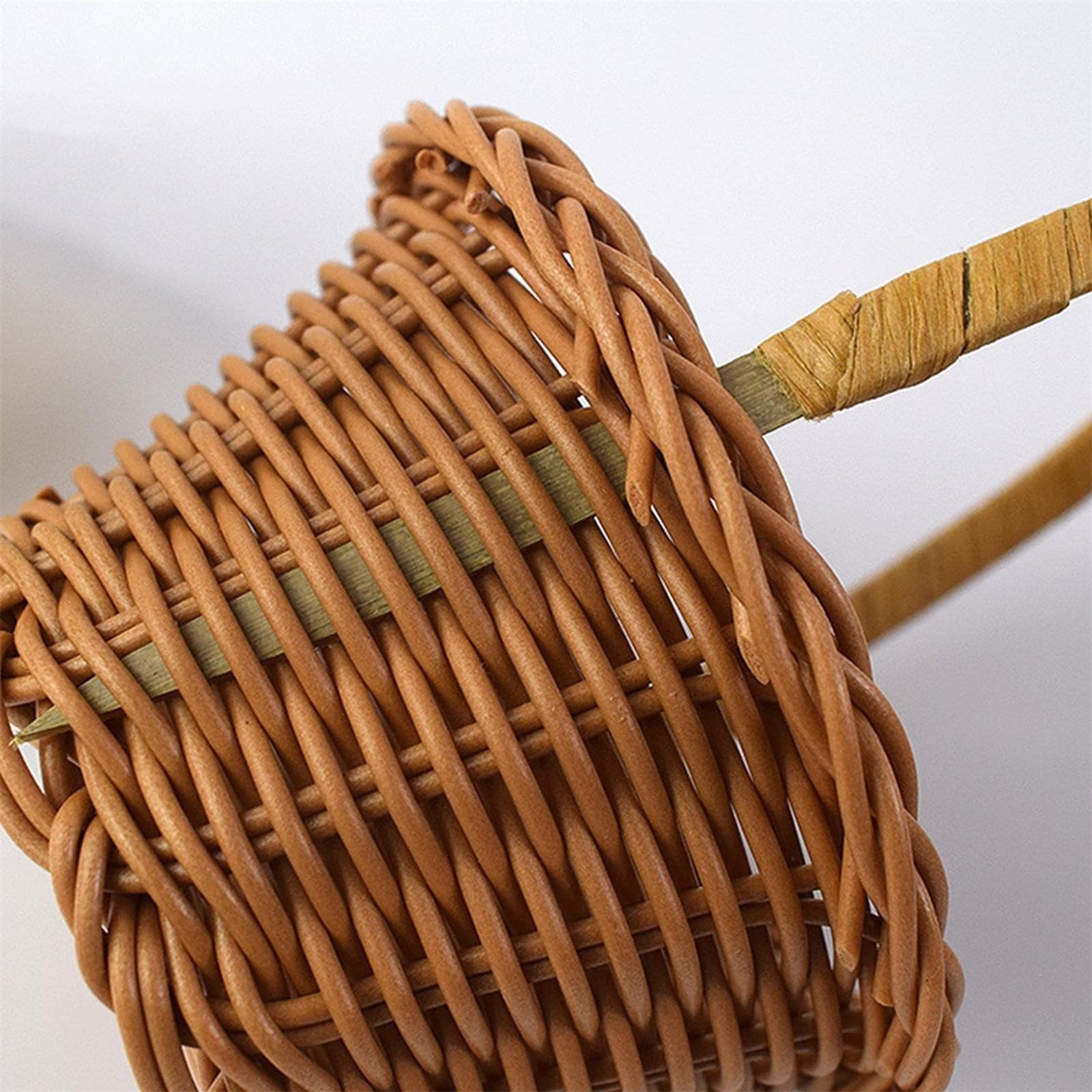 Small Wall-Mounted Kitchen Storage Basket, Hanging Storage Wicker Baskets Wall Mounted Woven Hanging Basket V1189-LWWAL-20260325-02497
