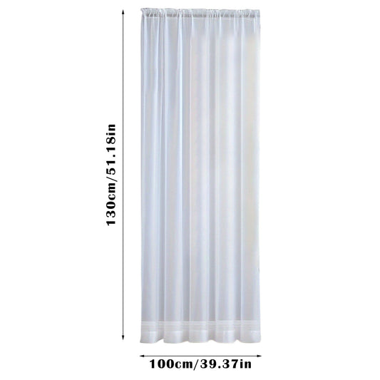 LGCASL, Bathroom Window Curtains Rod Pocket Semi Linen Drapes Short Small Curtains Privacy with Light V1189-LWWAL-20260325-02501