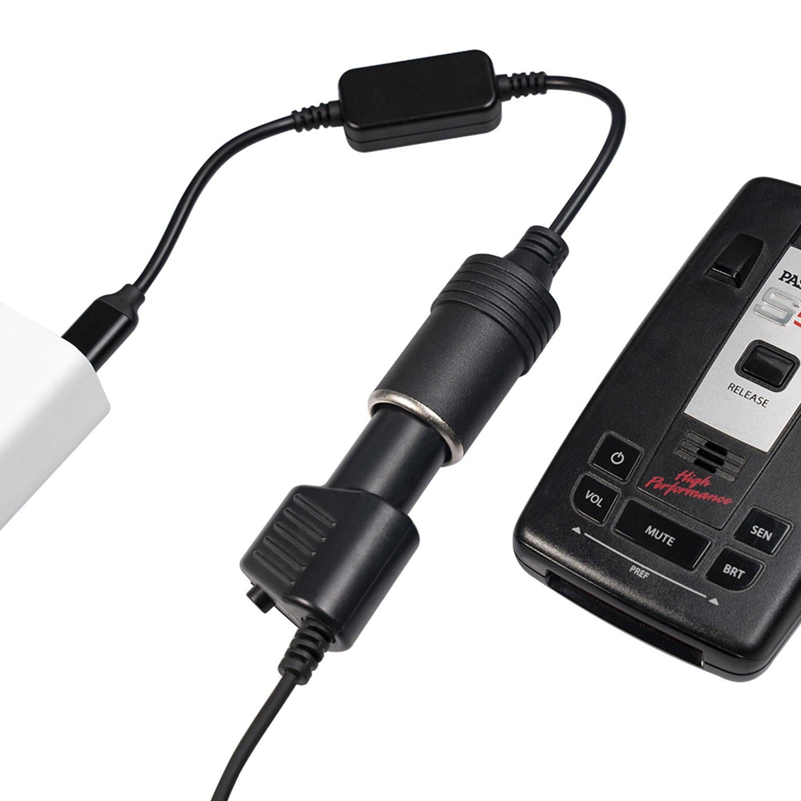 USB C Type C to 12V Car Cigarette Lighter Socket Female Converter Adapters. B2V1 V1189-LWWAL-20260325-02517