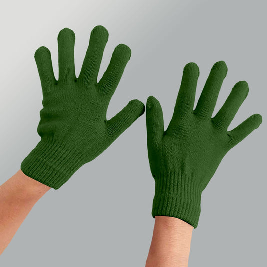 LGCASL Clearance! Winter Gloves Warm Strecty Knit Gloves for Men Women- Dark Gray One Size Bronze V1189-LWWAL-20260325-02525