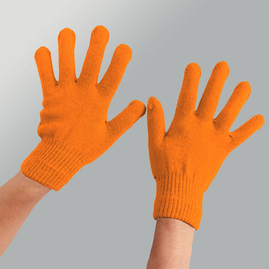 LGCASL Clearance! Winter Gloves Warm Strecty Knit Gloves for Men Women- Dark Gray One Size Orange V1189-LWWAL-20260325-02531