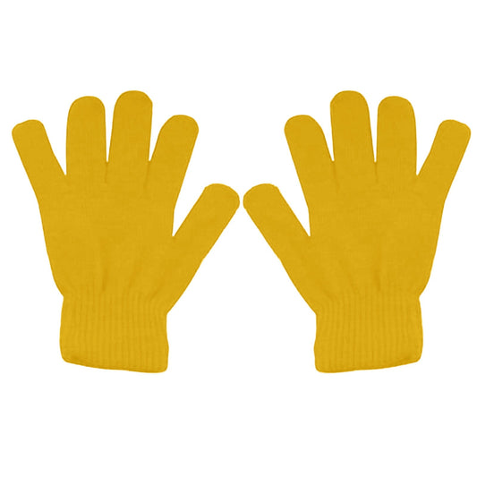 LGCASL Clearance! Winter Gloves Warm Strecty Knit Gloves for Men Women- Dark Gray One Size Yellow V1189-LWWAL-20260325-02536