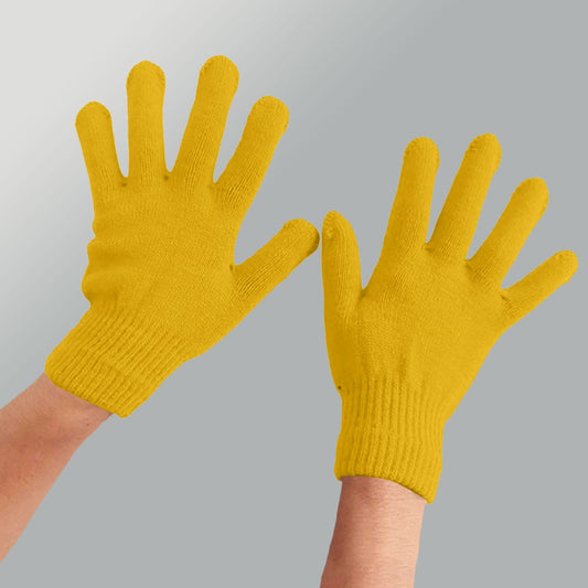 LGCASL Clearance! Winter Gloves Warm Strecty Knit Gloves for Men Women- Dark Gray One Size Yellow V1189-LWWAL-20260325-02536