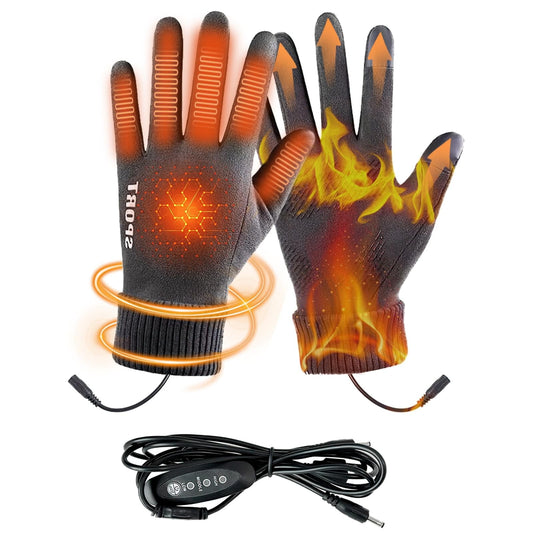 LGCASL Clearance! Heated Gloves Heated Gloves for Men Women with 3 Heat Settings Touchscreen Warming Gloves V1189-LWWAL-20260325-02555