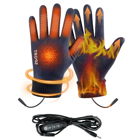 LGCASL Clearance! Heated Gloves Heated Gloves for Men Women with 3 Heat Settings Touchscreen Warming Gloves V1189-LWWAL-20260325-02556