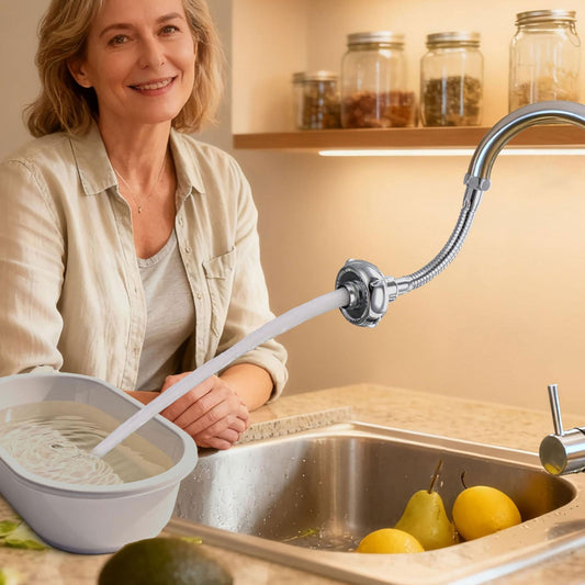 LGCASL Shaped 360 degrees Swivel Kitchen Faucet Extender Anti Function Kitchen Faucet Sprayer Attachment V1189-LWWAL-20260325-02558