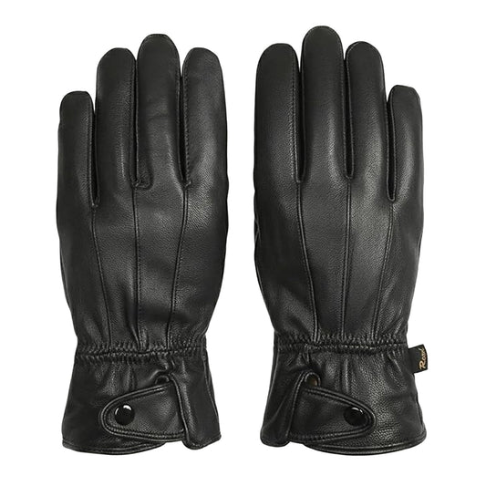 LGCASL Clearance! Mens Gloves, Gloves for Men, Mens Winter Gloves, Mens Leather Gloves Mens Winter Black V1189-LWWAL-20260325-02581