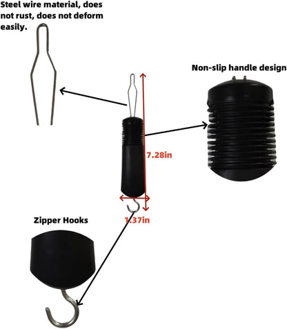LGCASL Buttoning Tools Button Hook for Seniors One Handed Button Assist Tool for Elderly & Disabled Zipper V1189-LWWAL-20260325-02583