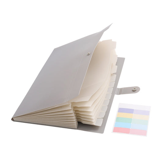 LGCASL Expanding File Organizer with 8/12 Pockets Accordion File Folders with Labels Portable Document Paper V1189-LWWAL-20260325-02593