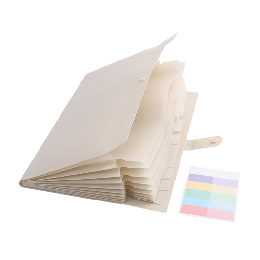 LGCASL Expanding File Organizer with 8/12 Pockets Accordion File Folders with Labels Portable Document Paper V1189-LWWAL-20260325-02598