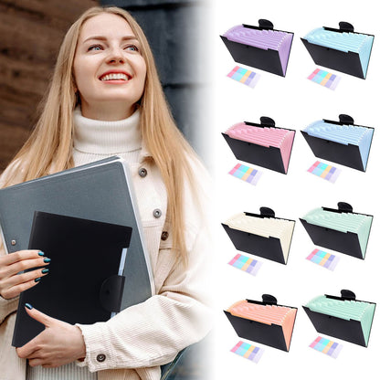 LGCASL Accordion File Organizer Expanding File Folder with 12 Pockets Portable Receipt Paper Bill Document V1189-LWWAL-20260325-02618