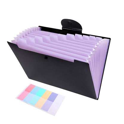 LGCASL Accordion File Organizer Expanding File Folder with 12 Pockets Portable Receipt Paper Bill Document V1189-LWWAL-20260325-02618