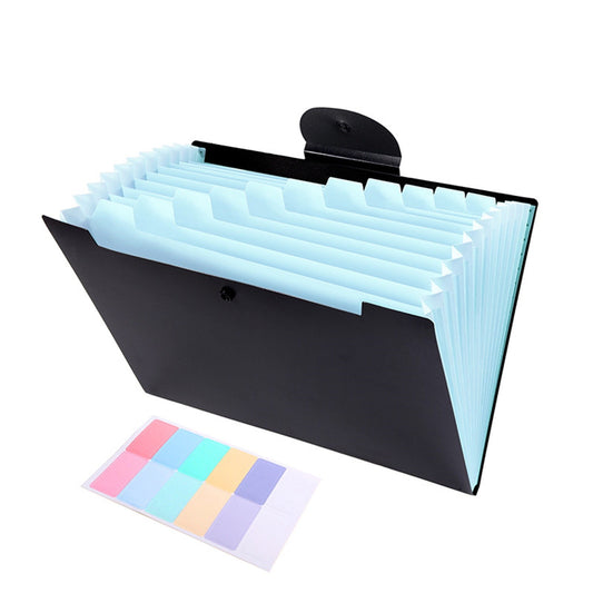 LGCASL Accordion File Organizer Expanding File Folder with 12 Pockets Portable Receipt Paper Bill Document V1189-LWWAL-20260325-02622