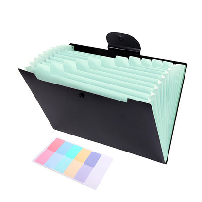 LGCASL Accordion File Organizer Expanding File Folder with 12 Pockets Portable Receipt Paper Bill Document V1189-LWWAL-20260325-02625