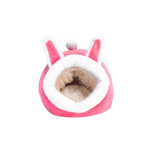 LGCASL Small Pet Bed, Pig Christmas Bed Warm Hedgehog Hideout Cotton House Sleeping Nest Cage Accessories for V1189-LWWAL-20260325-02646