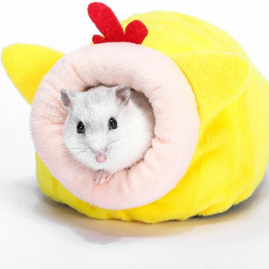 LGCASL Small Pet Bed, Pig Christmas Bed Warm Hedgehog Hideout Cotton House Sleeping Nest Cage Accessories for V1189-LWWAL-20260325-02647