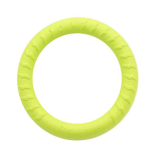 LGCASL Eva Pet Chewing Training Ring, 11 Inches in Diameter, Dog Chew Rubber Ring Toy Interactive Tug & V1189-LWWAL-20260325-02666