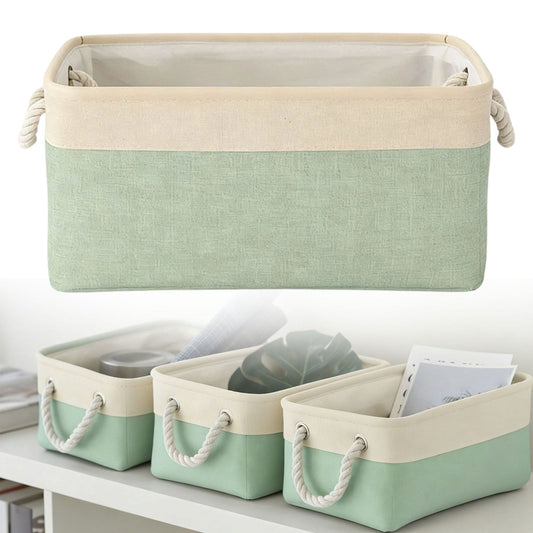 LGCASL Fabric Storage Box, Fabric Storage Box, Storage Basket with Handles and for Clothes Shelves Closet V1189-LWWAL-20260325-02669