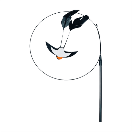 LGCASL Pet Chew Toys Clearance! Teasing Stick Replaces the Head Swallow Model Retractable Teasing Artifact V1189-LWWAL-20260325-02677