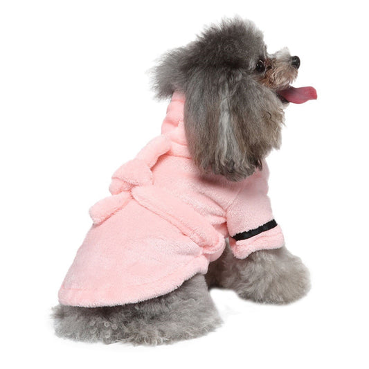 LGCASL Pet Bathrobes, Pajamas Clearance! Dog Cat Bathrobe Pet Clothes Hotel Bath Towel Pet Bathrobe Nightgown V1189-LWWAL-20260325-02714