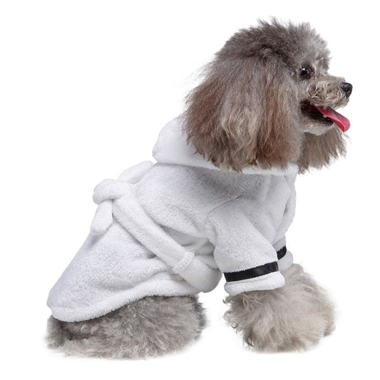 LGCASL Pet Bathrobes, Pajamas Clearance! Dog Cat Bathrobe Pet Clothes Hotel Bath Towel Pet Bathrobe Nightgown V1189-LWWAL-20260325-02724