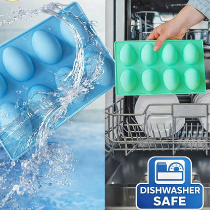 LGCASL Silicone Egg Shaped Molds, Egg Shaped Silicone Molds for Baking Easter Egg Shaped Silicone Baking V1189-LWWAL-20260325-02742