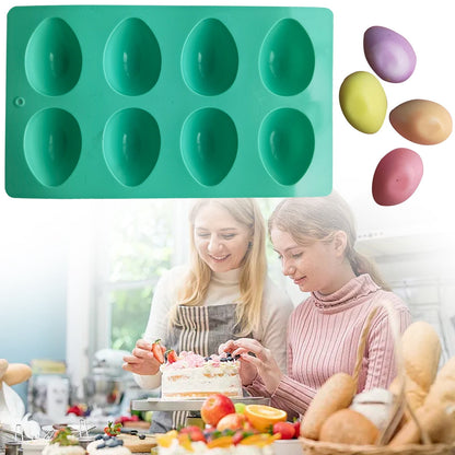 LGCASL Silicone Egg Shaped Molds, Egg Shaped Silicone Molds for Baking Easter Egg Shaped Silicone Baking V1189-LWWAL-20260325-02743