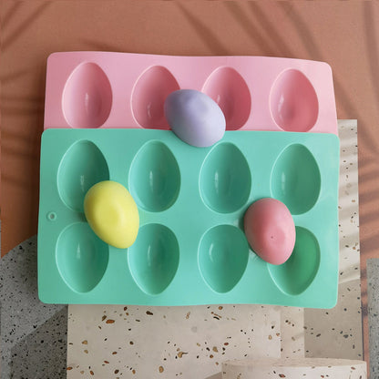 LGCASL Silicone Egg Shaped Molds, Egg Shaped Silicone Molds for Baking Easter Egg Shaped Silicone Baking V1189-LWWAL-20260325-02744