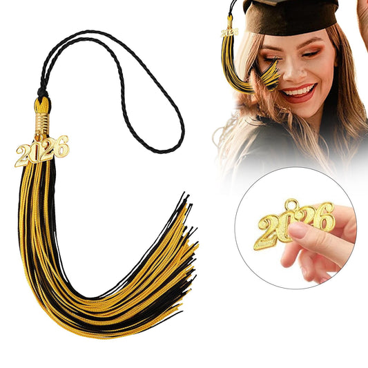 LGCASL 2026 Tassel Graduation, White Graduation Tassel, Tassel Charms for Graduations Cap Decorations, V1189-LWWAL-20260325-02754