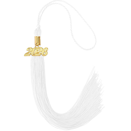 LGCASL 2026 Tassel Graduation, White Graduation Tassel, Tassel Charms for Graduations Cap Decorations, V1189-LWWAL-20260325-02760