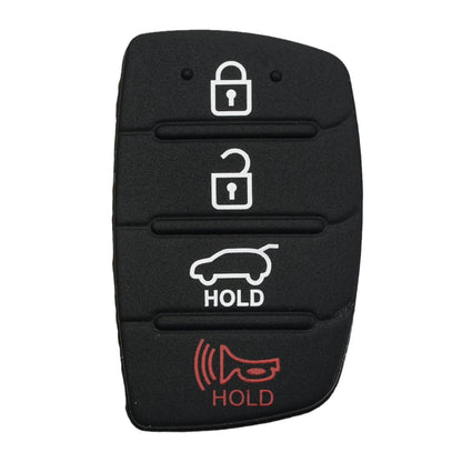 For Hyundai Replacement Rubber Pad Fit For 4 Button Remote Fob Key Black T0F3 V1189-LWWAL-20260325-02770