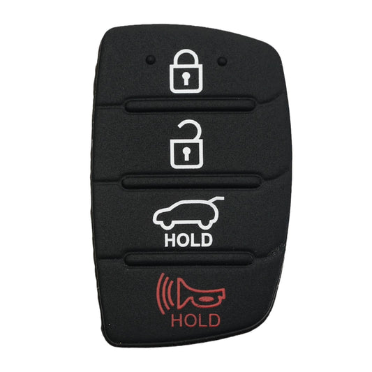 For Hyundai Replacement Rubber Pad Fit For 4 Button Remote Fob Key Black T0F3 V1189-LWWAL-20260325-02770