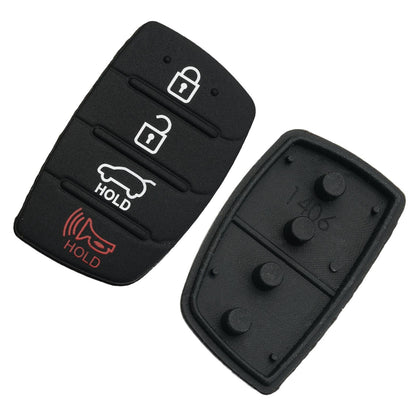 For Hyundai Replacement Rubber Pad Fit For 4 Button Remote Fob Key Black T0F3 V1189-LWWAL-20260325-02770