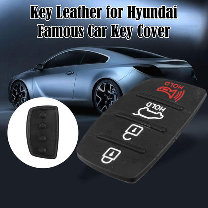 For Hyundai Replacement Rubber Pad Fit For 4 Button Remote Fob Key Black T0F3 V1189-LWWAL-20260325-02770