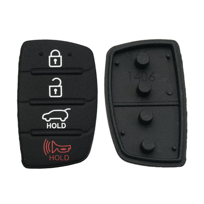 For Hyundai Replacement Rubber Pad Fit For 4 Button Remote Fob Key Black T0F3 V1189-LWWAL-20260325-02770