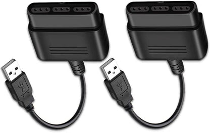 For PS2 Controller to USB Adapter Converter Cable (2 PACK) V1189-LWWAL-20260325-02778