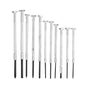 Eguiwyn Mini Watch Alloy Tools Screwdriver 11pcs Precision Kit Screw Set Tools & Home Improvement As Shown V1189-LWWAL-20260325-02779