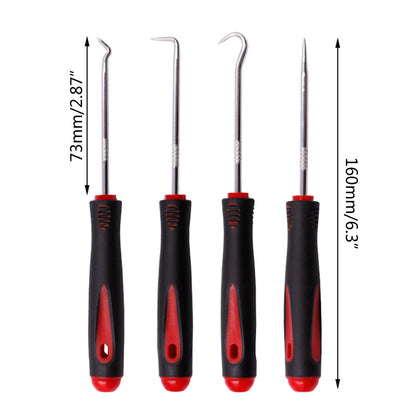 TONAIN 4 Pieces Precision Pick and Hook Set Car Auto Repair Maintenance Tools Durable V1189-LWWAL-20260325-02790