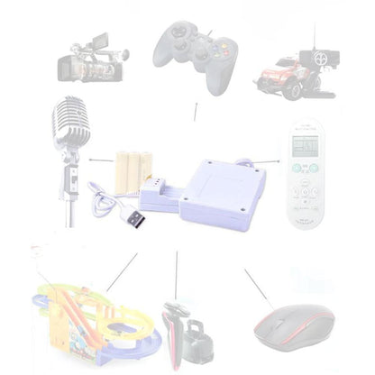 No. 5 White Four -Sannin Nickel chromium nickel -metal hydride charging battery charger V1189-LWWAL-20260325-02805