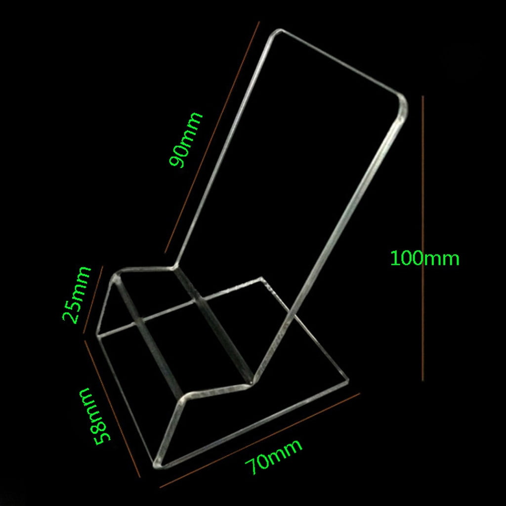 Eguiwyn Mobile phone holder Mobile Holder Phone Stand Acrylic Display Rack Bracket Transparent Clear Mount V1189-LWWAL-20260325-02808