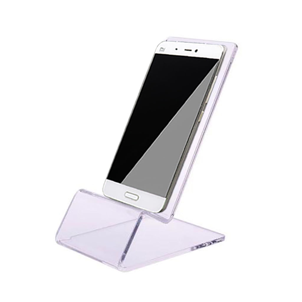 Eguiwyn Mobile phone holder Mobile Holder Phone Stand Acrylic Display Rack Bracket Transparent Clear Mount V1189-LWWAL-20260325-02808