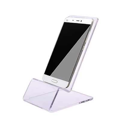 Eguiwyn Mobile phone holder Mobile Holder Phone Stand Acrylic Display Rack Bracket Transparent Clear Mount V1189-LWWAL-20260325-02808