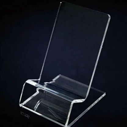 Eguiwyn Mobile phone holder Mobile Holder Phone Stand Acrylic Display Rack Bracket Transparent Clear Mount V1189-LWWAL-20260325-02808