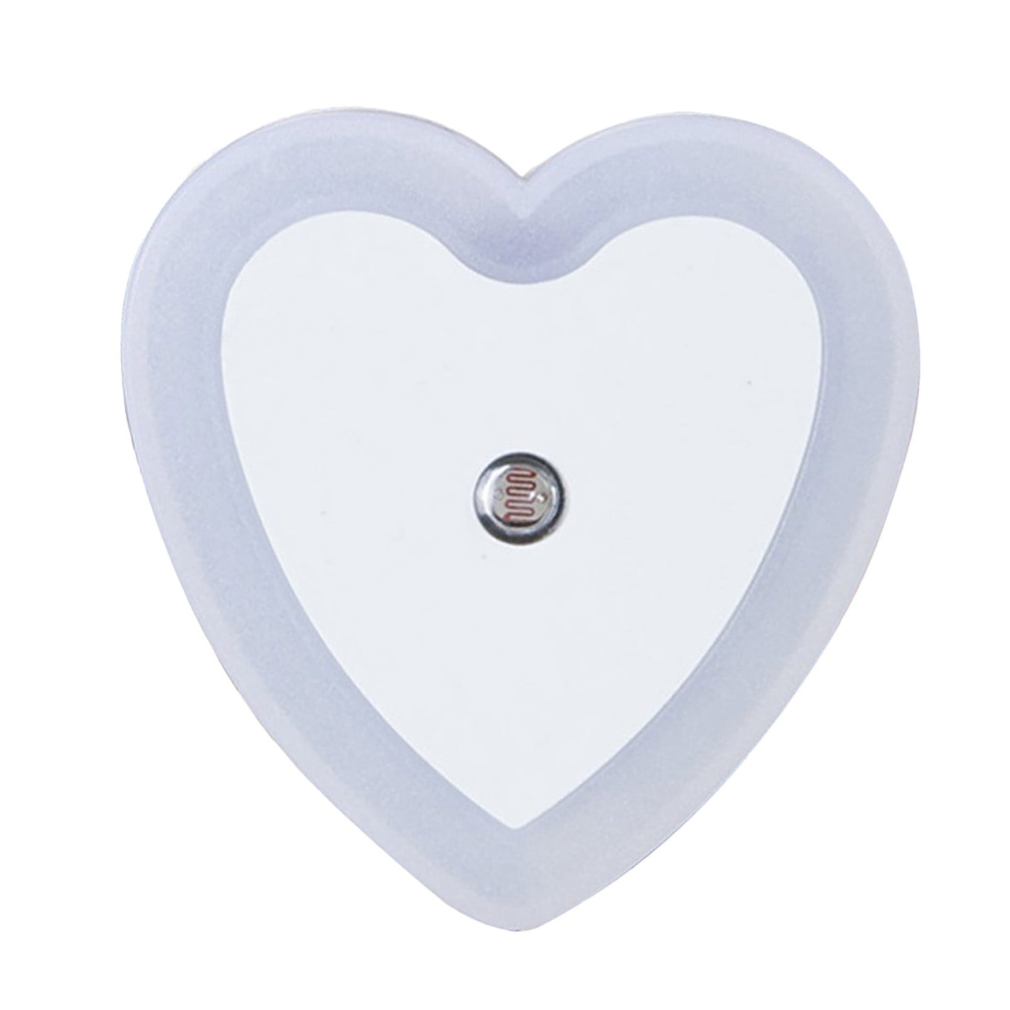 Eguiwyn Night light Heart Shape Plug-in Intelligent Light Sensor Control LED Night Light Lamp For Bedroom V1189-LWWAL-20260325-02809