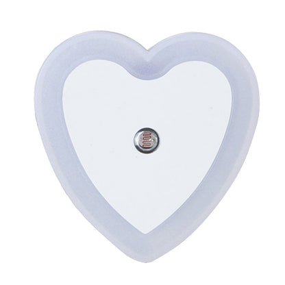 Eguiwyn Night light Heart Shape Plug-in Intelligent Light Sensor Control LED Night Light Lamp For Bedroom V1189-LWWAL-20260325-02809