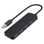 Ckepdyeh 4-Port USB 3.0 Splitter Hub, Plastic Black V1189-LWWAL-20260325-02814