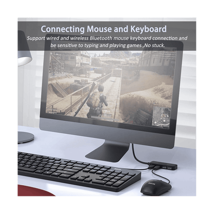 Ckepdyeh 4-Port USB 3.0 Splitter Hub, Plastic Black V1189-LWWAL-20260325-02814
